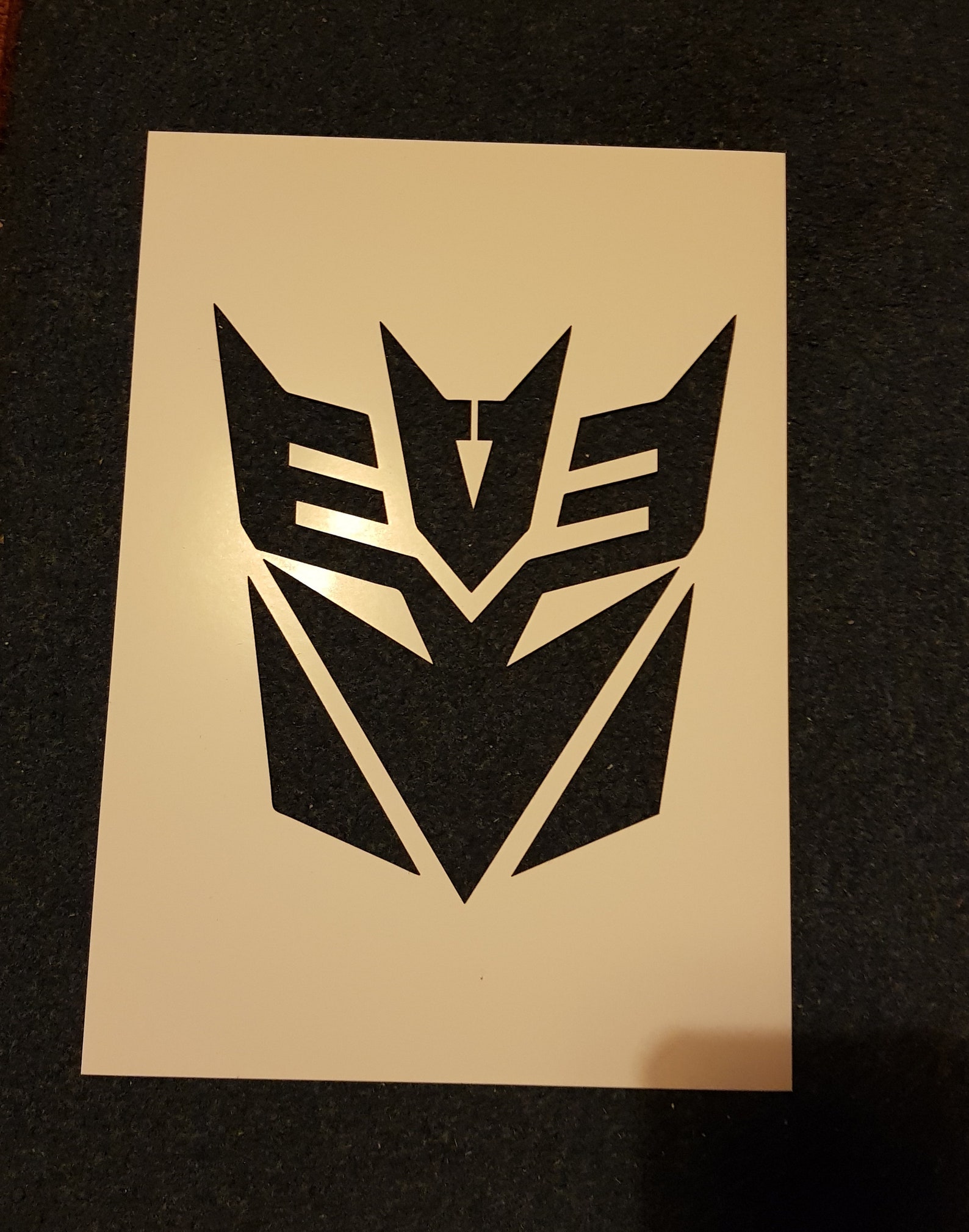 A4 Transformers Stencil Laser Cut From Mylar - Etsy