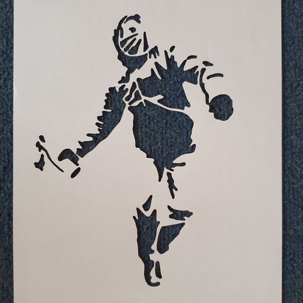 A4 Banksy Style Molotov Stencil, lasercut precision