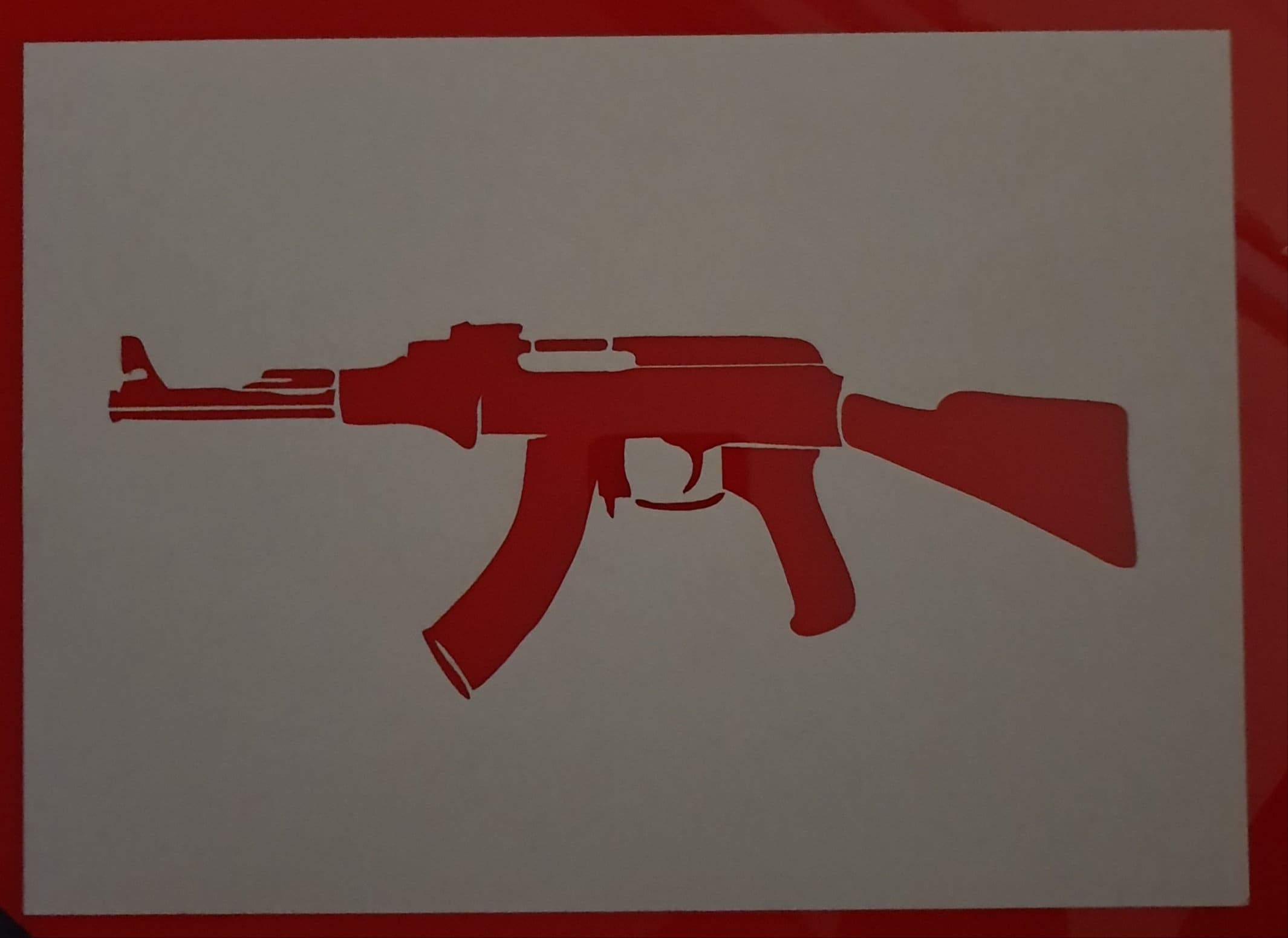 Machine Gun Stencils