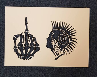 punk stencil etsy singapore
