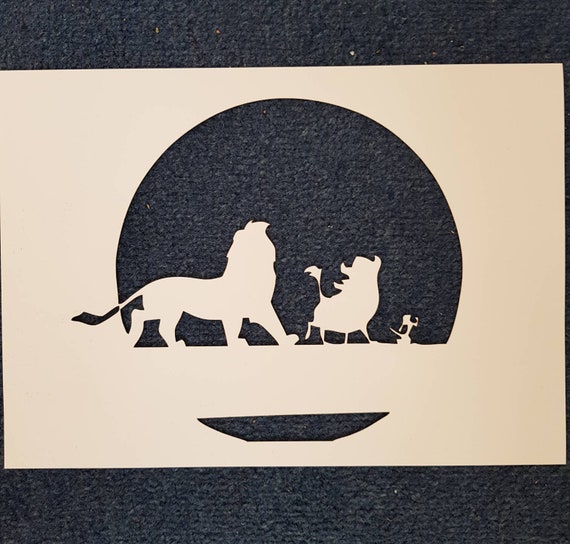 Lion King Stencil lion-king-stencil