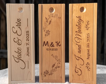 Luxury 54-138 blocks Wedding Guest Book Alternative - 5th Anniversary Gift - Engraved Tumbling Blocks Game Guestbook