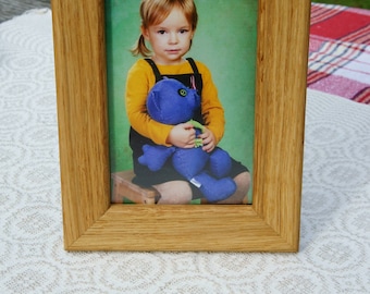 Oak photo frame - Oak picture frame - Handmade photo frame - 10x15cm - 4" x 6"