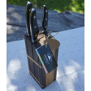 Walnut Knife Rack Oak Knife Block Knife Holder Knife Storage Cutlery Block