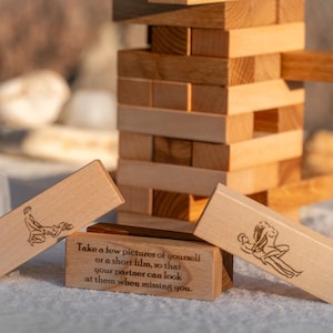 Spicy game, Couple tumble tower game, Game date night, Dating couple game, Custom Funny Adult games night, Love gaming, Sexy Tumbling Tower