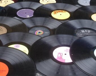 Lot of 13 12 Vinyl Records For Crafting