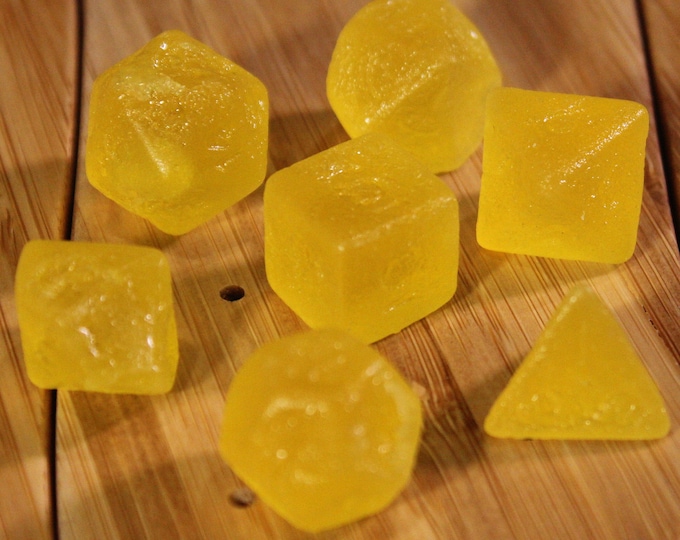 Pineapple Candy Dice, Kohakutou Gummies, Dungeons and Dragons, Roll for