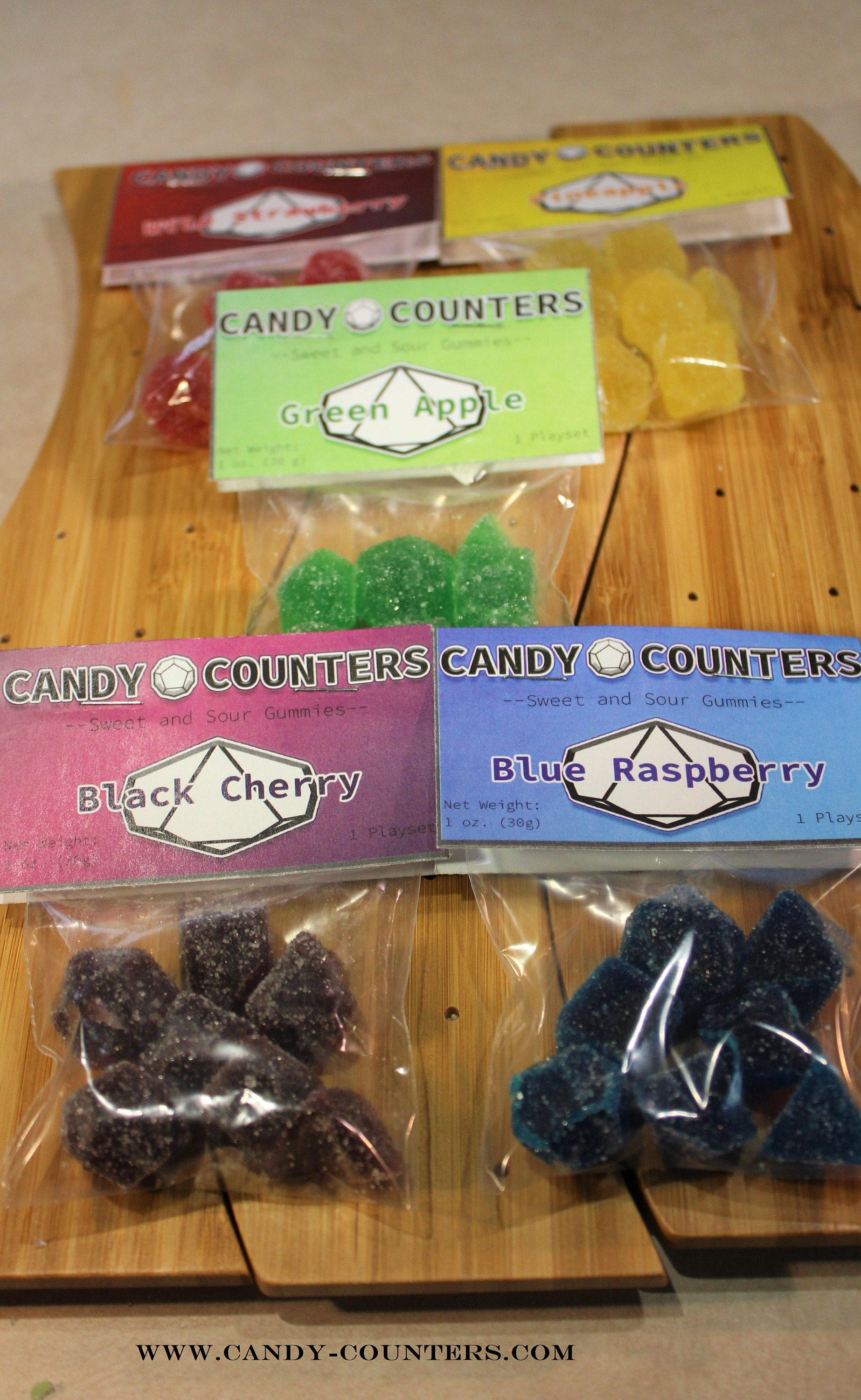 5 Play Sets of Candy Dice Edible Sweet and Sour Gummies Etsy UK