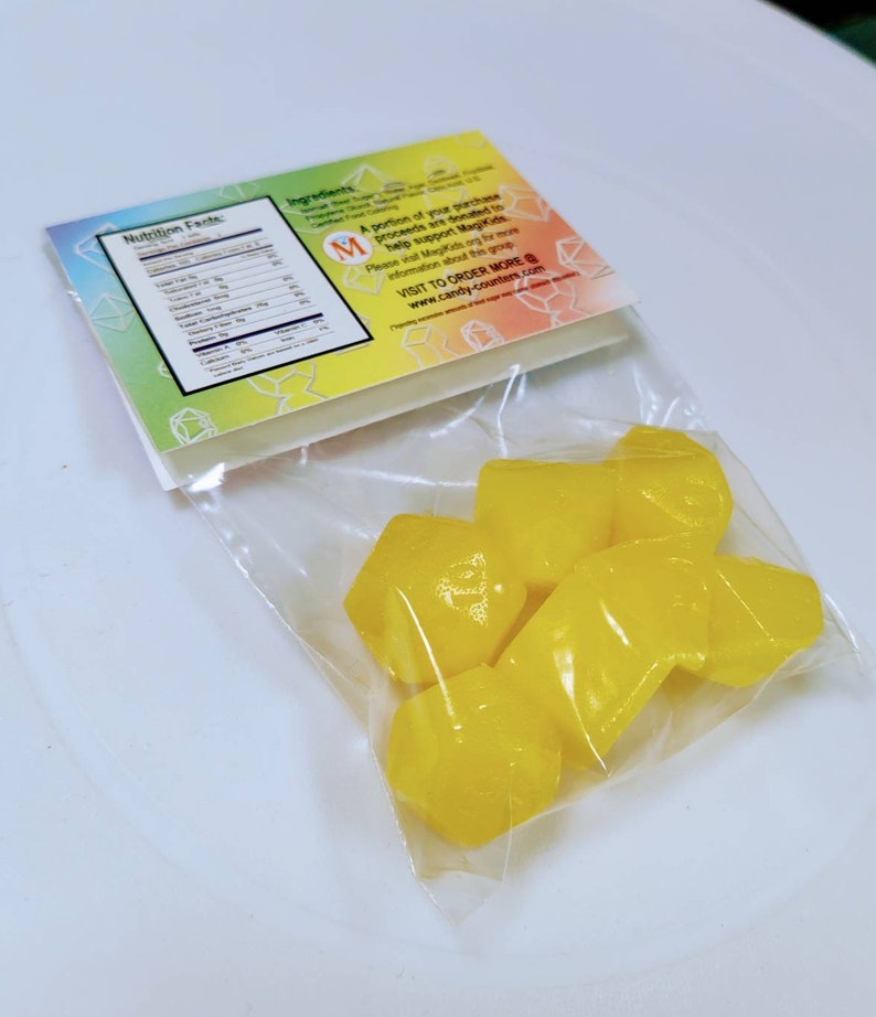 Frozen Lemonade HARD CANDY PLAYSET Diabetic Polyhedral Candy Etsy