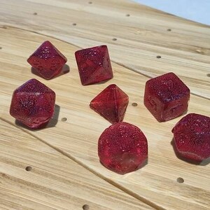 Cranberry Blueberry HARD CANDY PLAYSET Diabetic Dice, polyhedral candy tabletop roleplay gaming and Magic the Gathering card games image 4