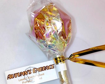 Autumn’s Embrace, Pumpkin Spiced Lollipop, D&D, Dungeons and Dragons, Candy Dice, Diabetic Friendly, Table Top Games, Hard Candies