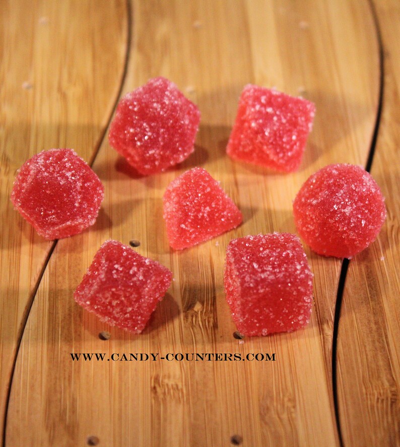 5 Play Sets of Candy Dice Edible Sweet and Sour Gummies Etsy