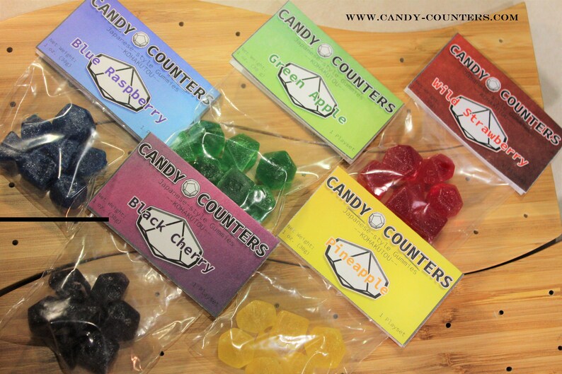 Kohakutou Candy Dice Gummies 5 Edible Play Sets Back to Etsy