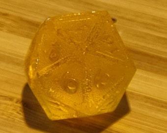 D20 SPINDOWN Honey Lemon Diabetic, Dungeons and Dragons Roll for Initiative, Candy Life Counters