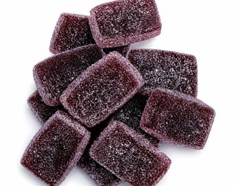Black Cherry Runners Candy Handmade Honey and Alginate Candy with Caffeine, 9 Piece Pack, 10More Running Candy