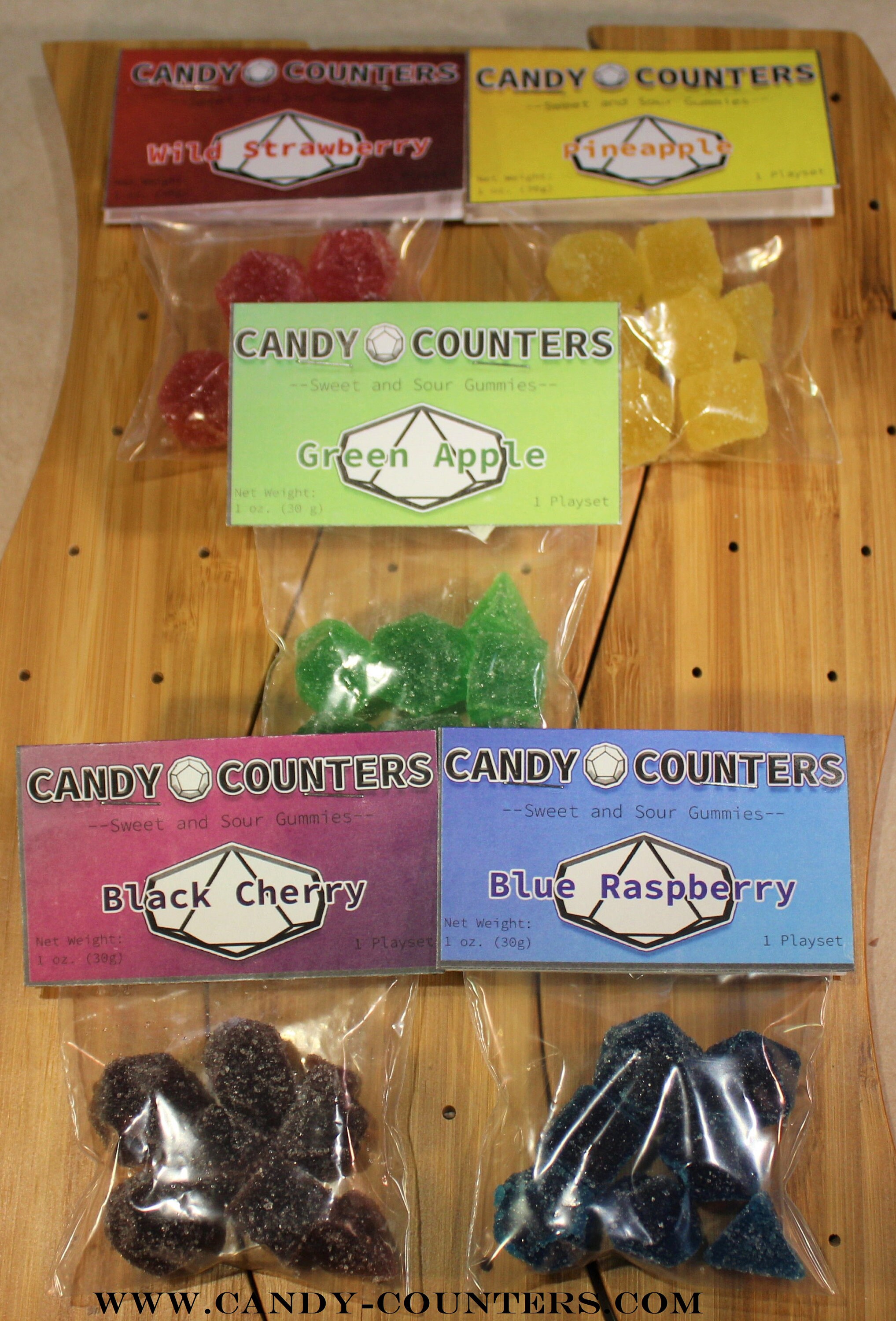 5 Play Sets of Candy Dice Edible Sweet and Sour Gummies Etsy UK