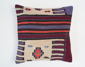 50 x 50 cm kilim cushion - unique