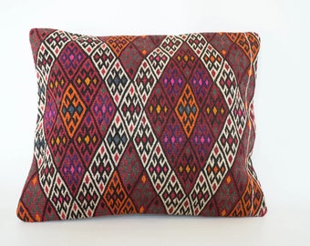 Real sumac cushion 50 x 40 cm. Artfully woven. Pillowcase