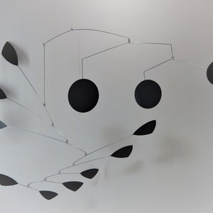 Extra Large XXL Black Steel Mobile by an Artist 100 x 150