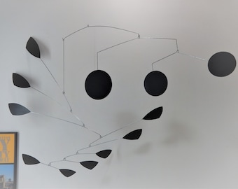 Extra Large XXL Black Artist Steel Mobile 100 x 150