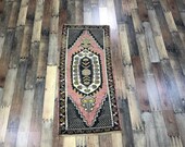 Small Rugs Wellcome Mat Door Mat Rug Turkish Rug Bath Mat 3.11x,1.10 ft Door Mat Rug Outdoor Rug Vintage Bath Rugs Free Shipping CODE H078