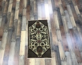 Small Rugs Wellcome Mat Door Mat Rug Turkish Rug Bath Mat 2.11x,1.6 ft Door Mat Rug Outdoor Rug Vintage Bath Rugs Free Shipping CODE H077
