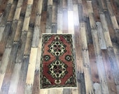 Vintage Small Rug, Vintage Doormat, Turkish oushak rug, Turkish rug, Small carpet, Bath rug, Doormat Rug,2 39 39 9X1 39 39 7 Vintage Decor, CODE H075