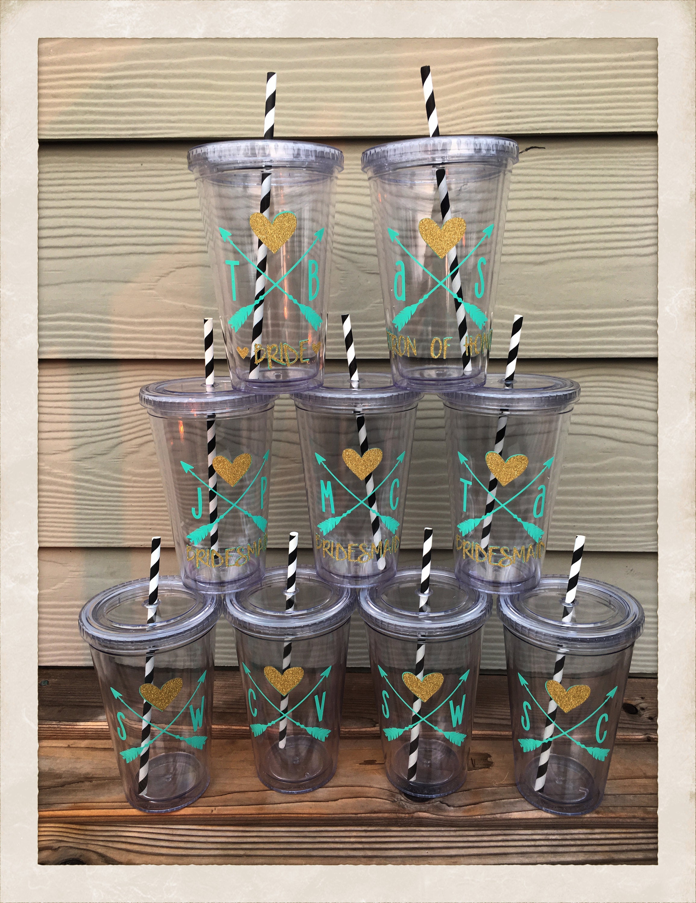 Personalized Monogramed Tumblers Girls Weekend | Etsy