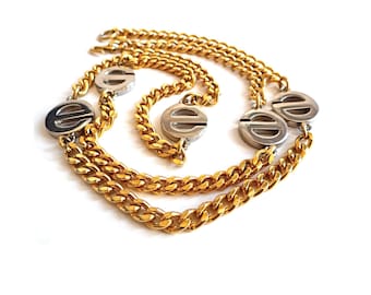 NECKLACE long necklace GOLD and Silver; Vintage 2000s; For her; Vintage Fashion; Collectable; A must have.