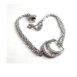 CERRUTI 1881 BRACELET; Silver-tone Steel Bracelet, Vintage 2000s, For Her or Him, Made in Italy.