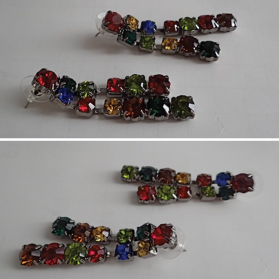 VTG 90s GAULTIER Smoky Bijou Earrings eva.gov.co