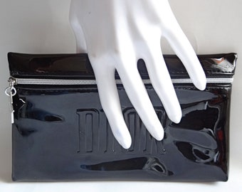 CHRISTIAN DIOR POCHETTE Black Patent Leather Bag Signed Dior Makeup Bag C. dior Vintage 2000s for Her French Fashion Accessory. Etsy Canada