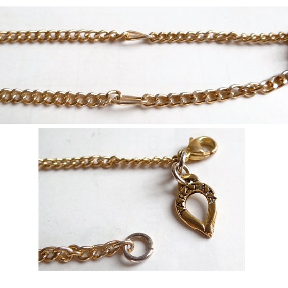 NECKLACE SIGNED TARATATA, Necklace with Gold Tone… - image 4