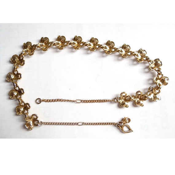 NECKLACE SIGNED TARATATA, Necklace with Gold Tone… - image 5
