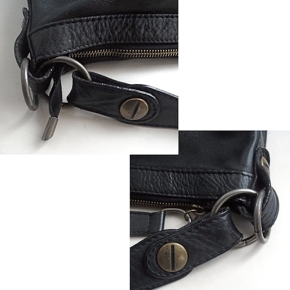 Sac à Main Hobo Gérard Darel Charlotte - Cuir Noir - Neuf Avec étiquettes - Bandoulière