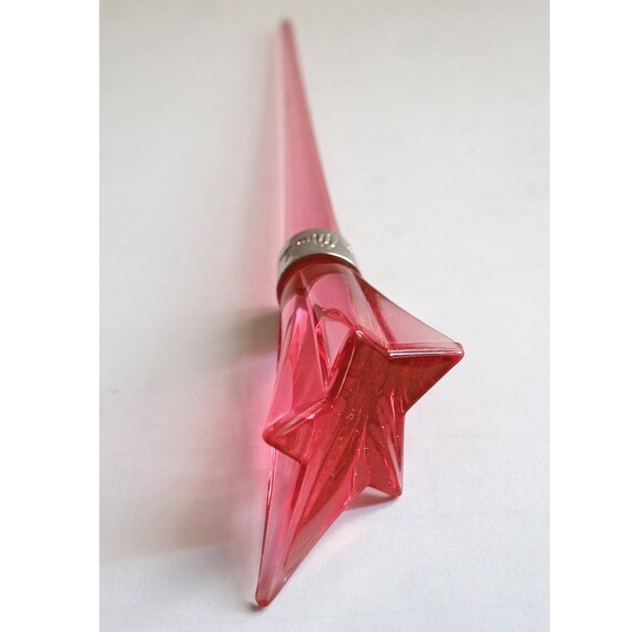 RARE THIERRY MUGLER Hair Pick; Pink Resin Hair St… - image 5