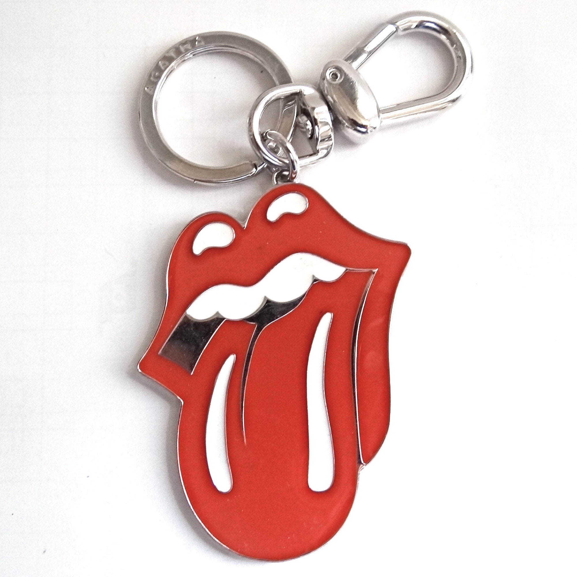 Rolling stonesTONGUE KEYCHAIN 赤 新品　未使用 il_fullxfull.6146290129_6qn2.jpg