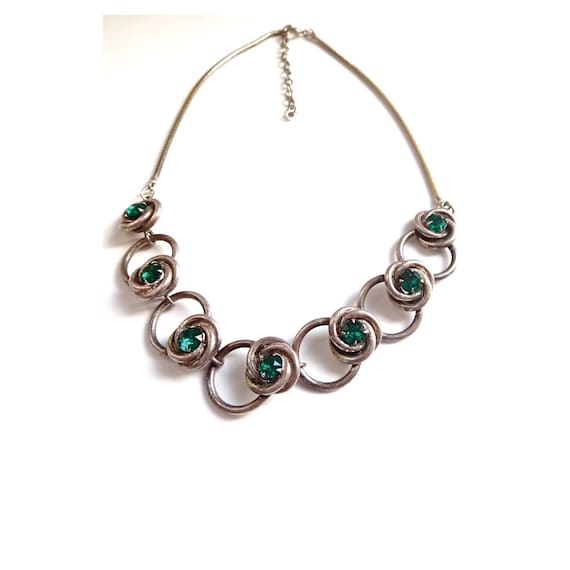 Collier Plastron Vintage à Strass – 3 Rangs, Ras-de-cou, Parfait Pour Mariage Ou Soirée