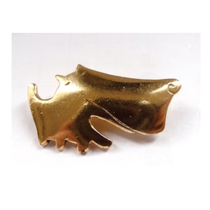 VINTAGE DOG BROOCH; Scottie Brooch; Cartoon Dog Brooch; The 1990s; For Her or Him; Collectible; Vintage Jewel Signed; Chic Boho.