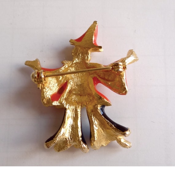 Broche Vintage Pomme Bleue Et Blanche - Années 1960-1970 - Très Bon état