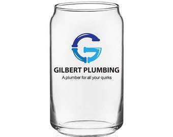 Gepersonaliseerde foto afgedrukt bierblikje glas 16oz, bedrijfslogo, gepersonaliseerd logo, verjaardagscadeau, huwelijkscadeau, cadeau voor hem, voeg uw logo toe