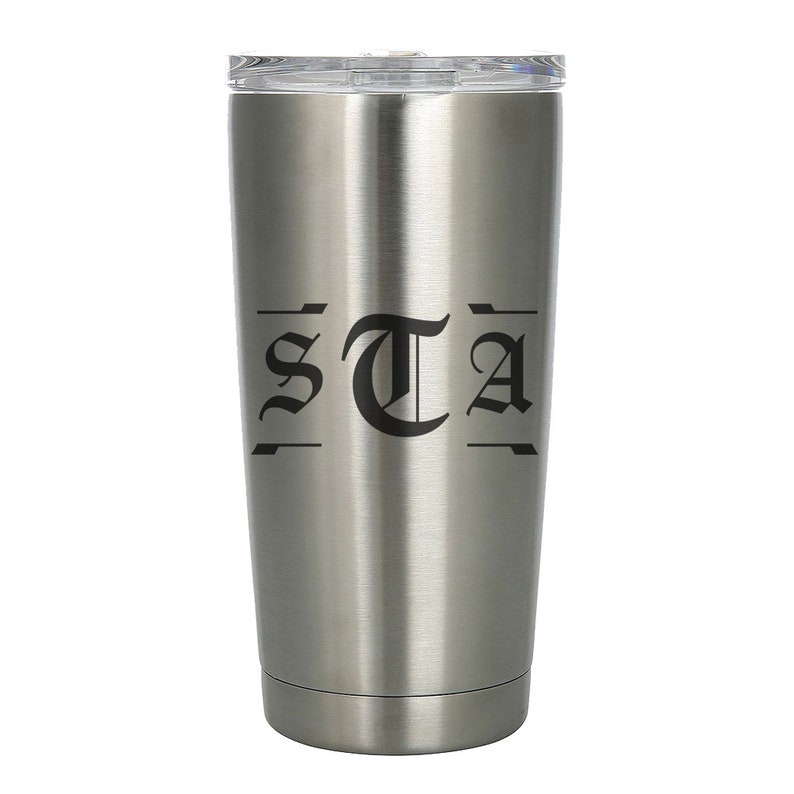Personalized Etched Insulated Stainless Steel 20oz Tumbler Groomsmen GiftsWedding Party FavorInsulated Coffee CupEngraved Tumbler OE