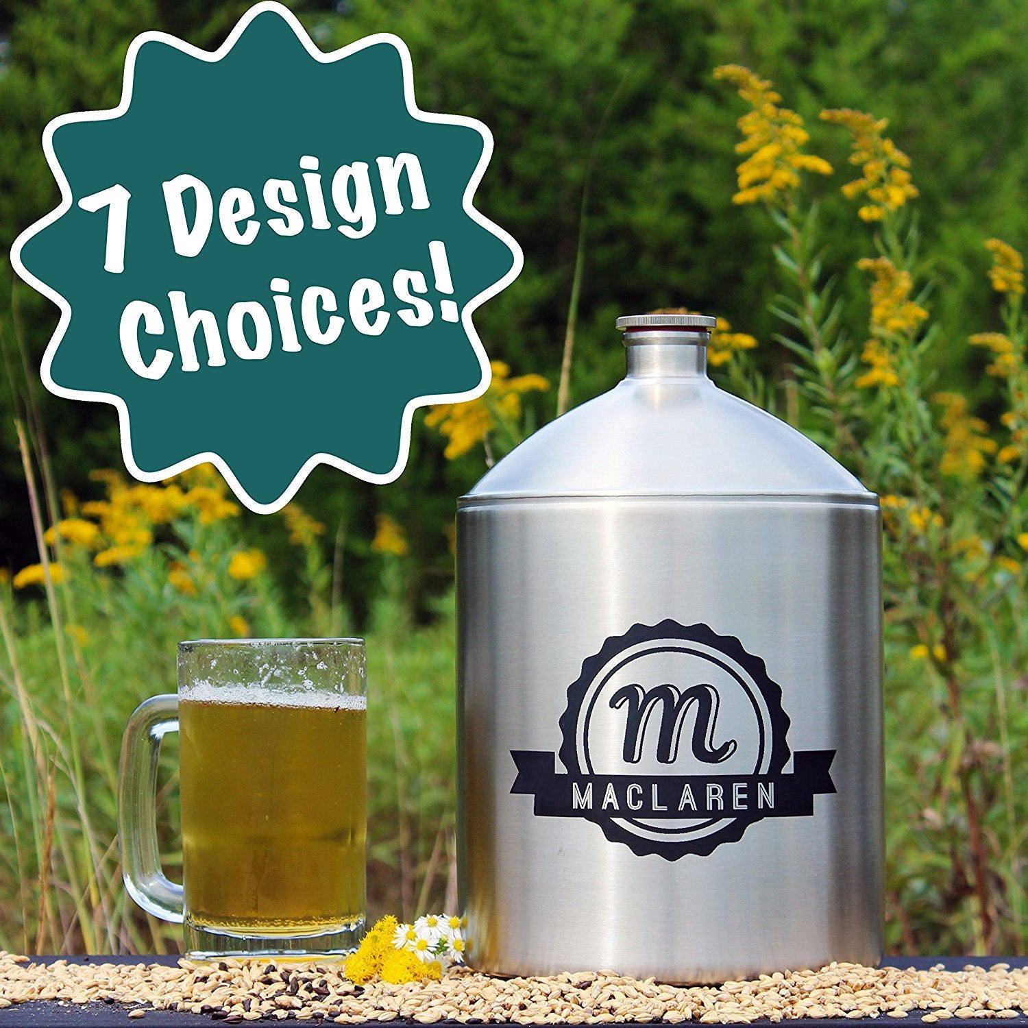 Personalized 5L Stainless Mini Keg Beer Growler / Groomsmen Etsy