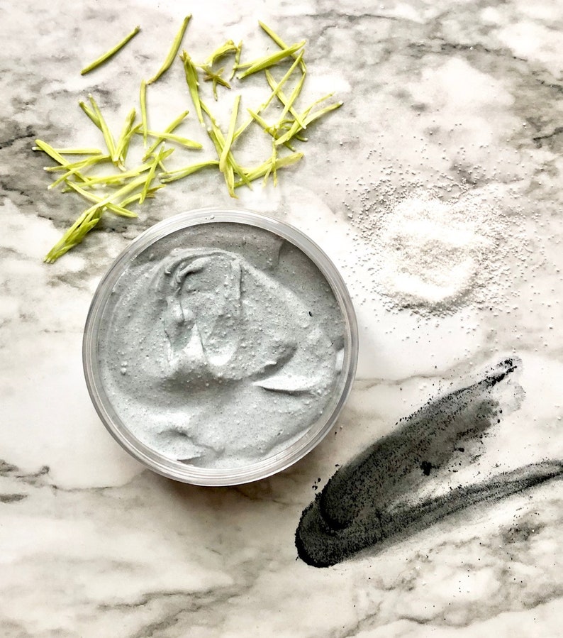 Charcoal & Clay Face Scrub Deep Cleansing Acne Rosacea Etsy