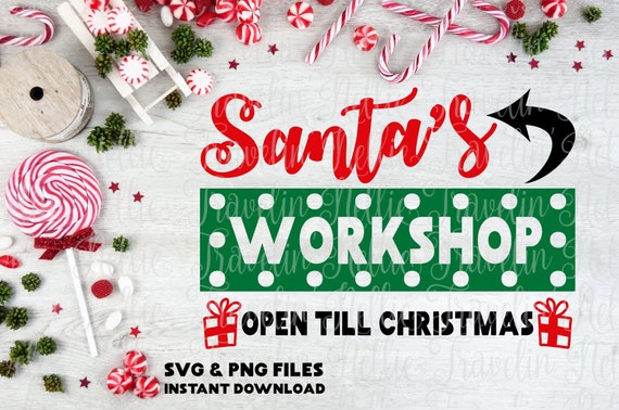 Download Santa S Workshop Svg Christmas Svg Santa Claus Svg Etsy 3D SVG Files Ideas | SVG, Paper Crafts, SVG File