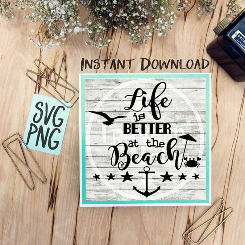 Download Beach SVG Bundle Beach Quote svg Beach Life svg Beach | Etsy