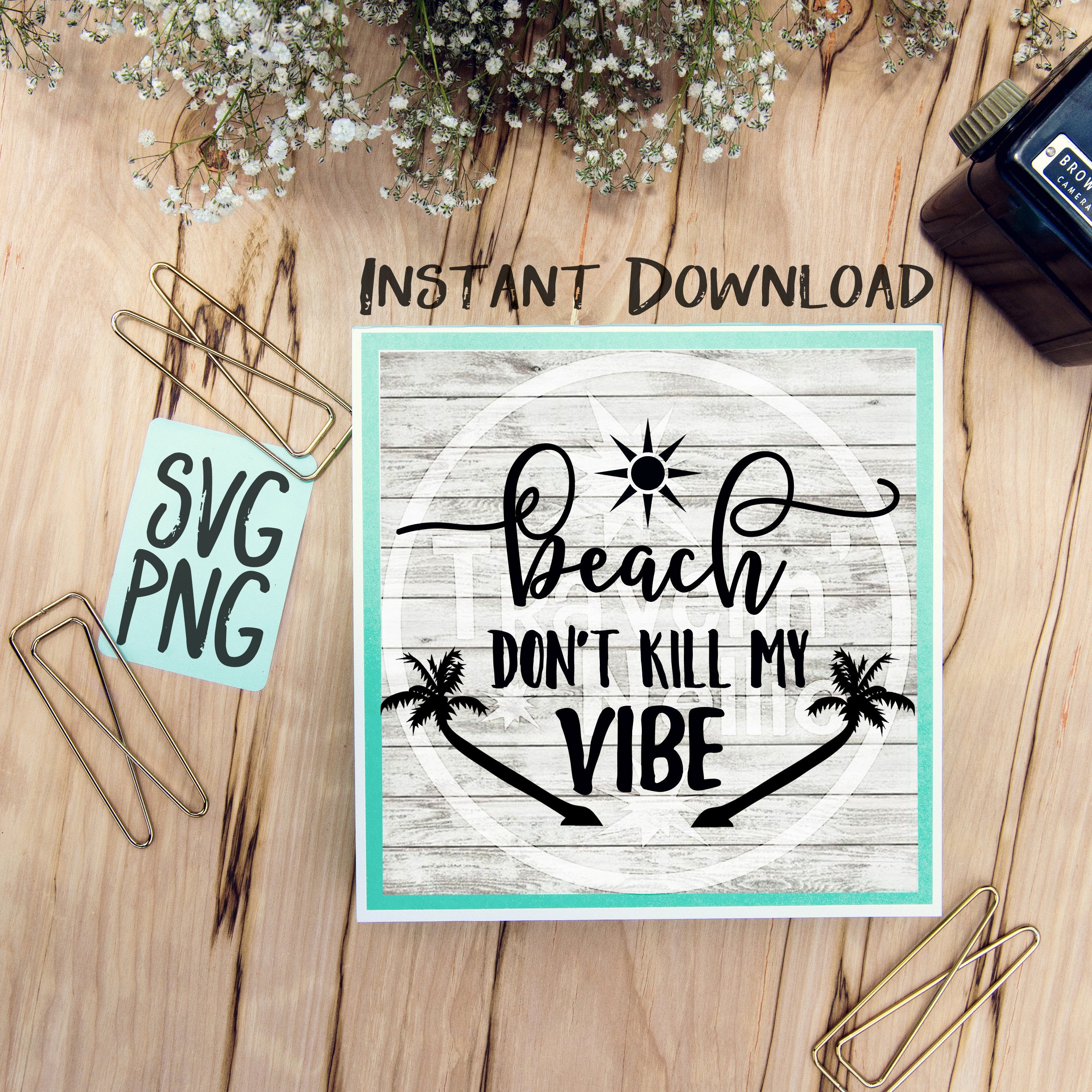 Download Beach Svg Beach Don T Kill My Vibe Svg Beach Quote Etsy