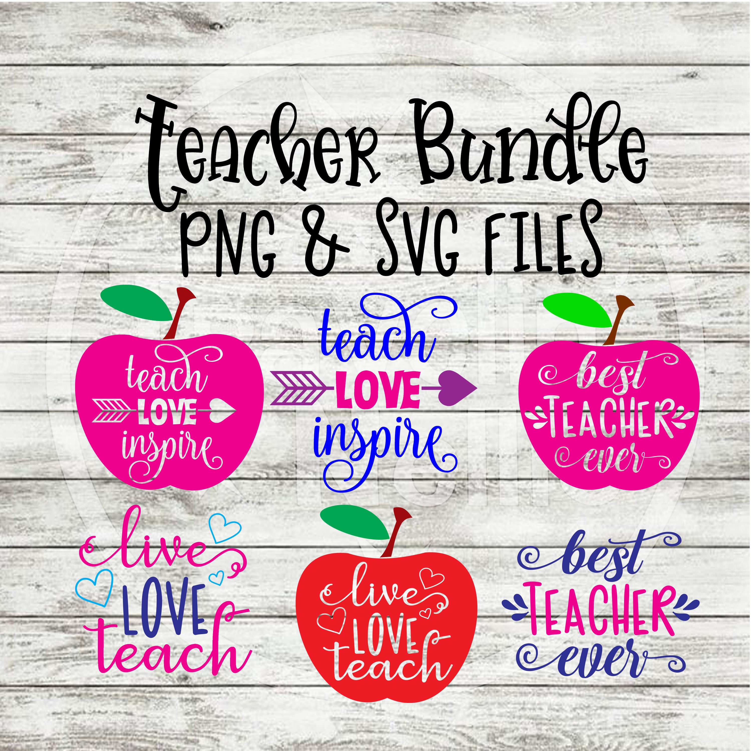 Free Free 178 Teach Love Inspire Apple Svg Free SVG PNG EPS DXF File
