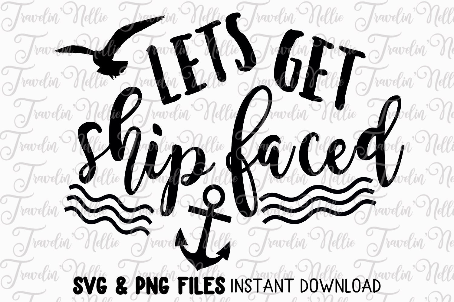 Download Let's Get Ship Faced SVG svg png Files for Cutting | Etsy