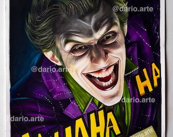 Joker drawing handmade